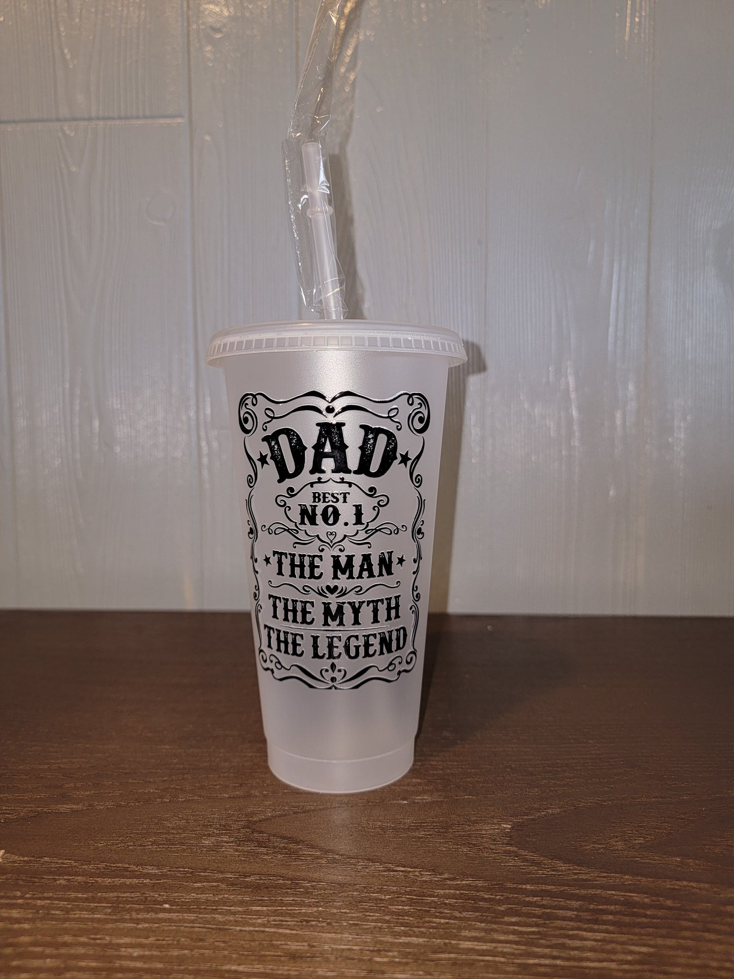 Mom and Dad 24 oz reusable tumbler