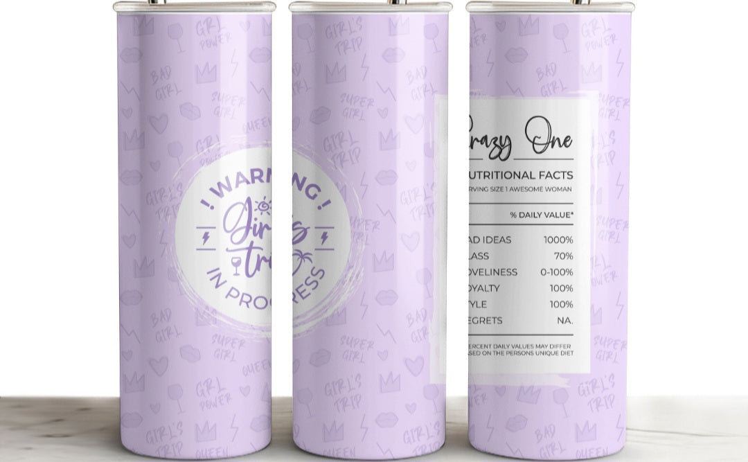 Girl gang cups 20 oz sublimation